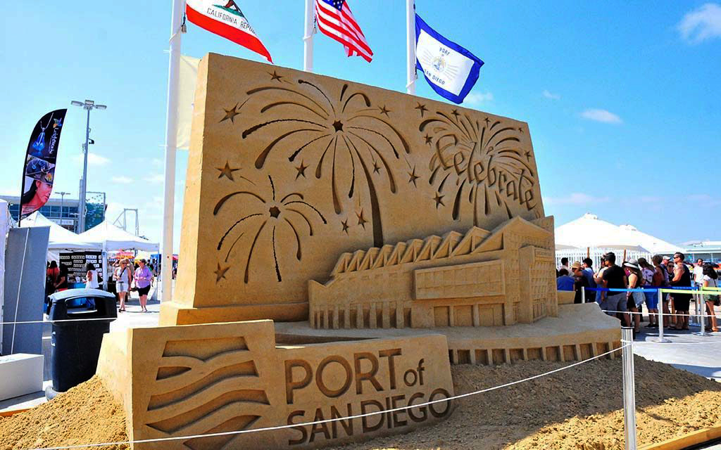 Port of San Diego Sand Sculpture