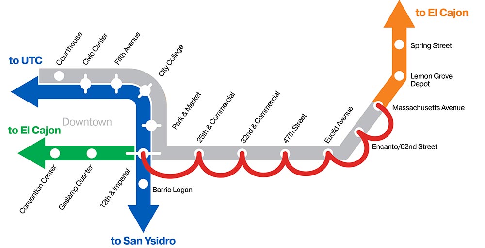 Orange Line Closure Map