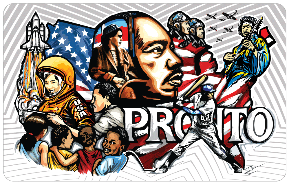 Black History Month PRONTO Card