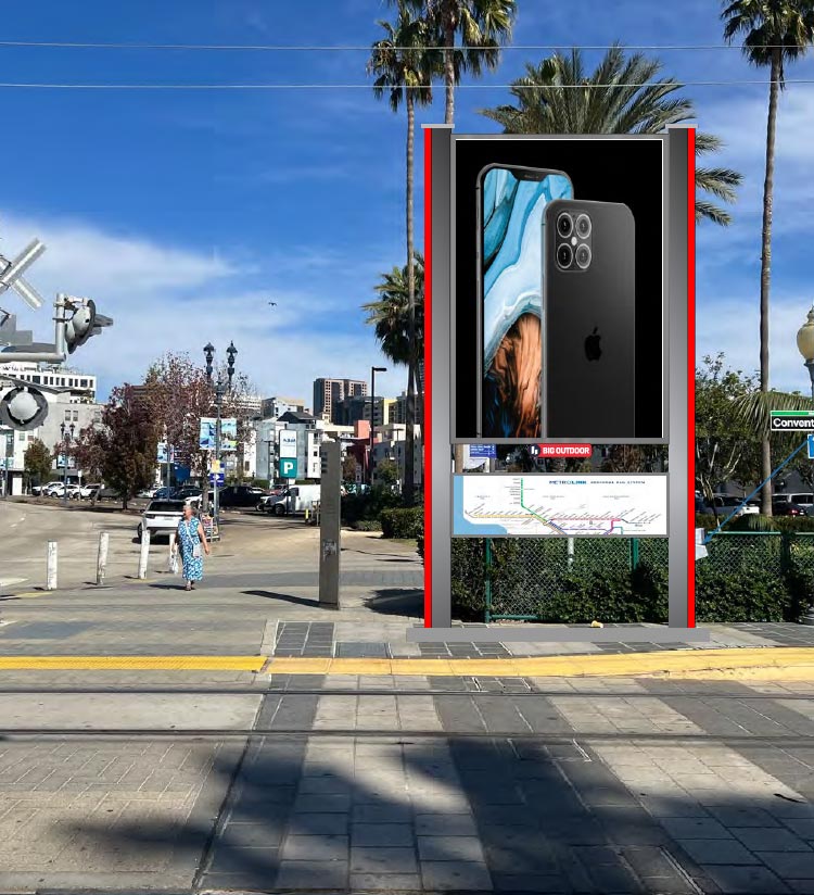 Convention Center Station Location for the Digital Kiosk