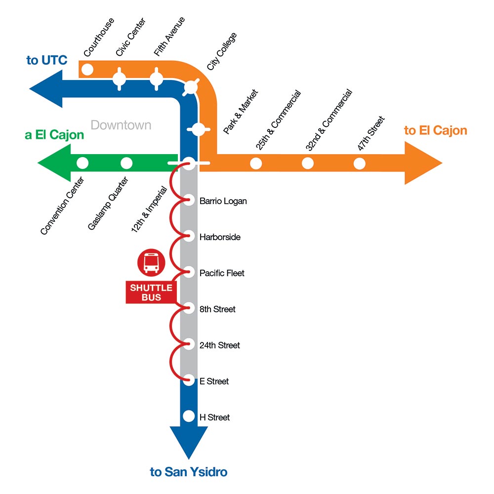Track Work - Planned Closures Map