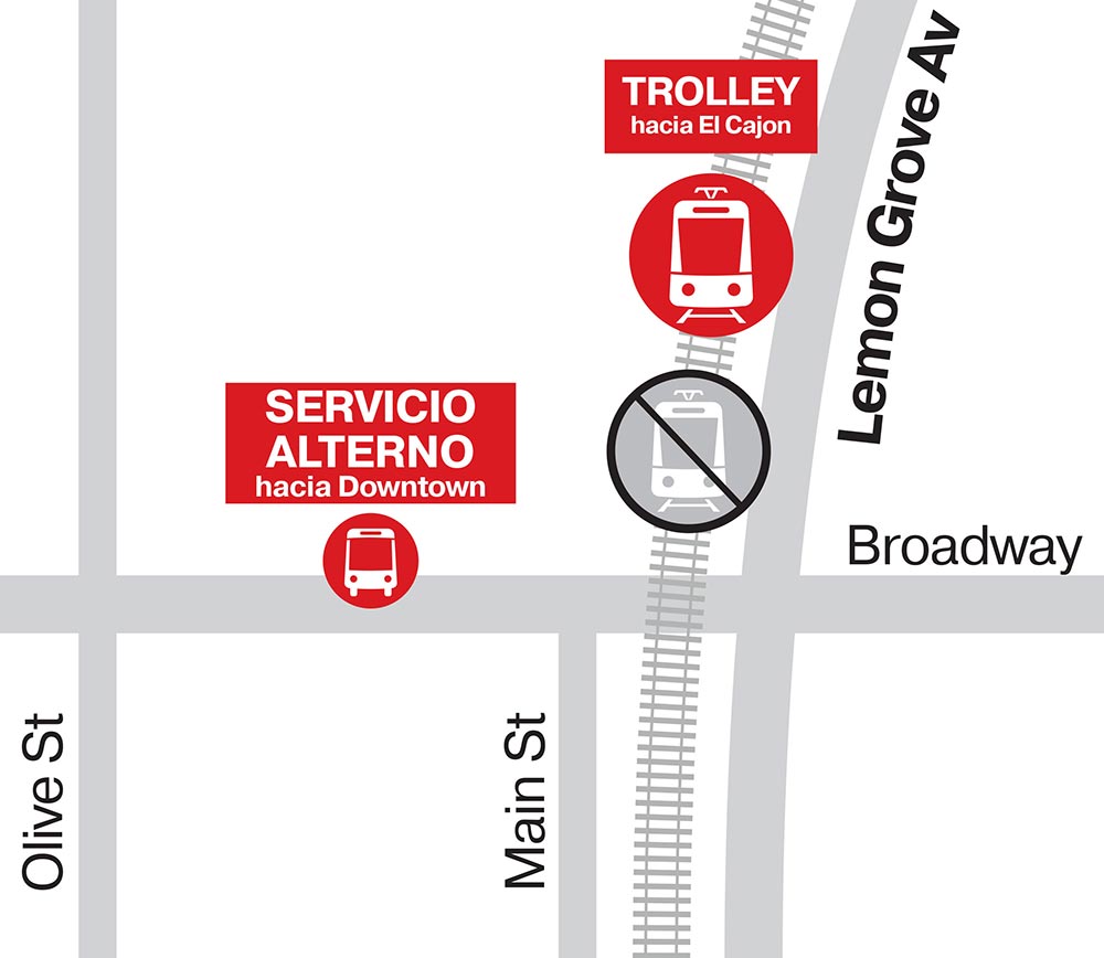 Massachusetts Avenue - Mapa de paradas de autobús