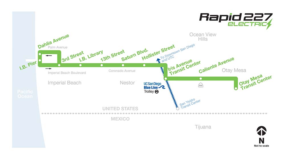 Rapid Route 227 Map