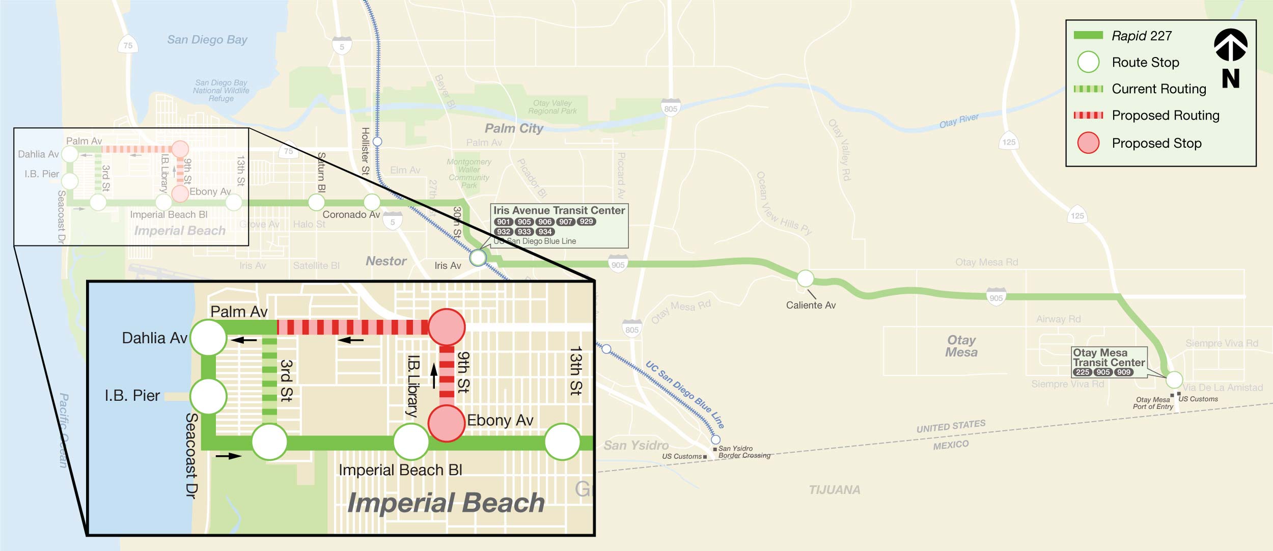 Route 227 Proposed Route Changes