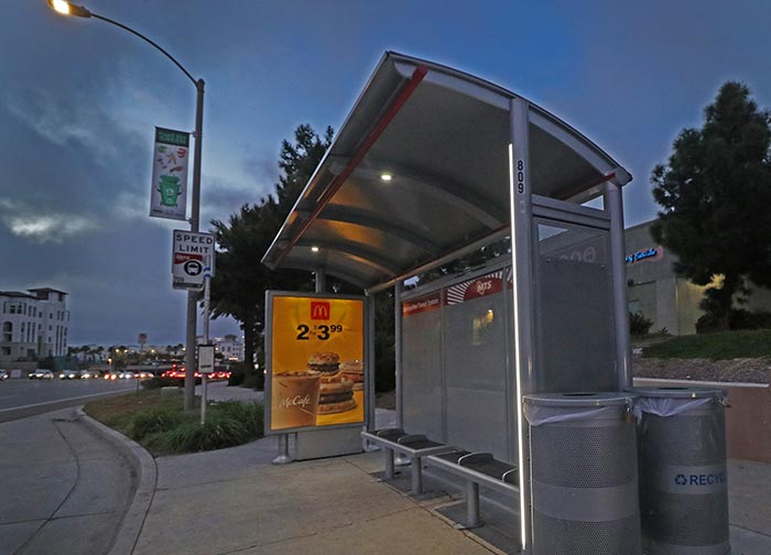 Bus Shelter - Night