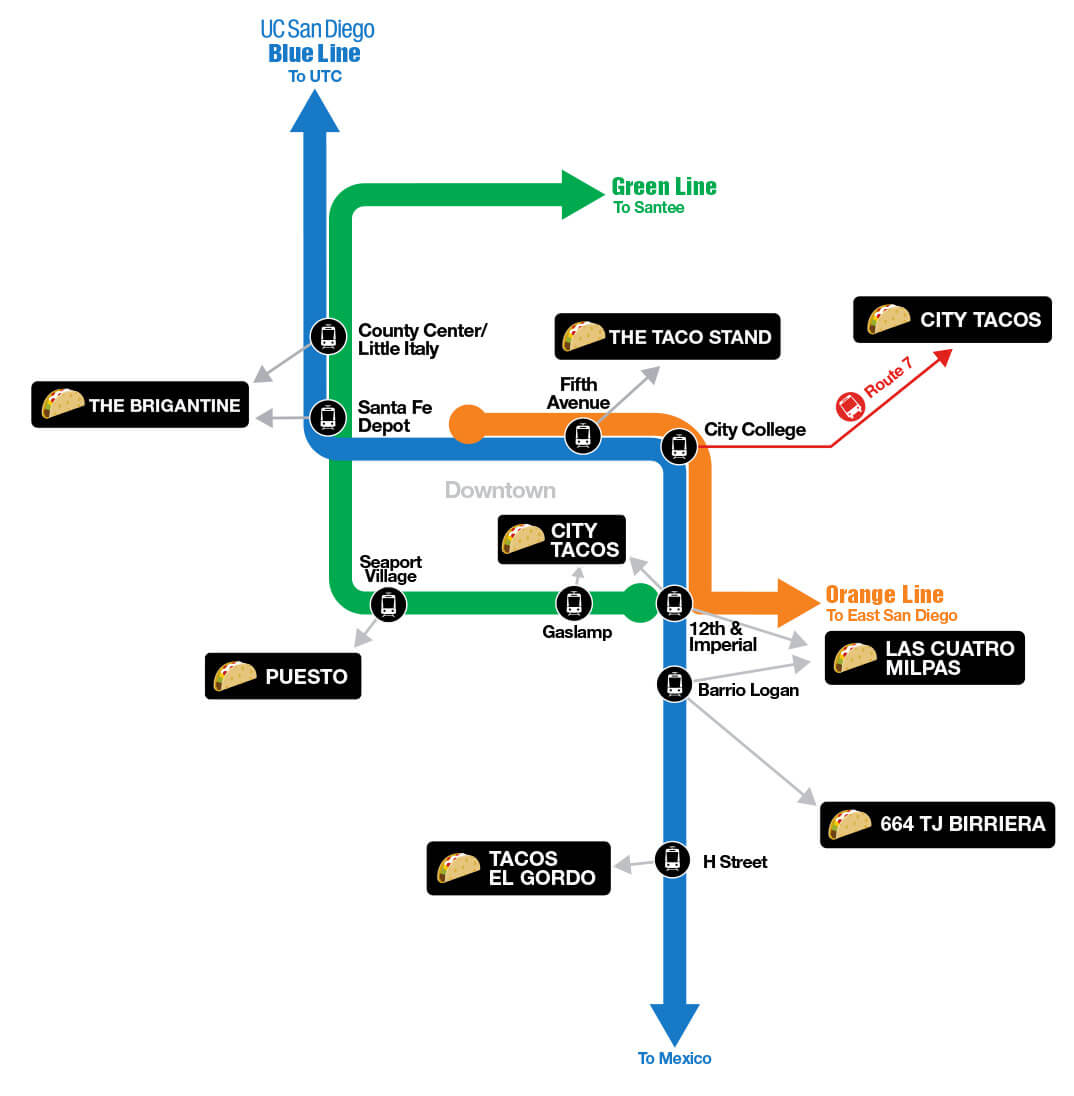 San Diego Taco Map