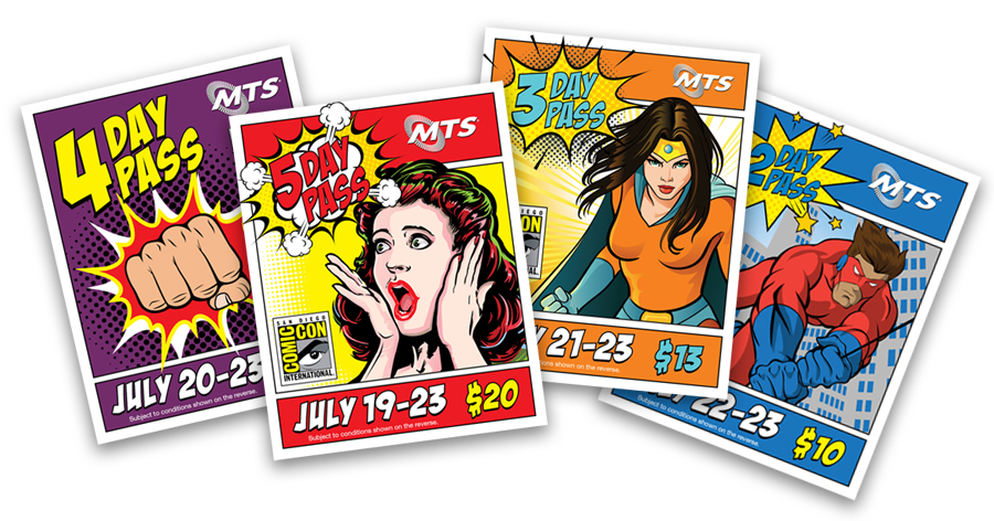 Comic-Con Pass Images