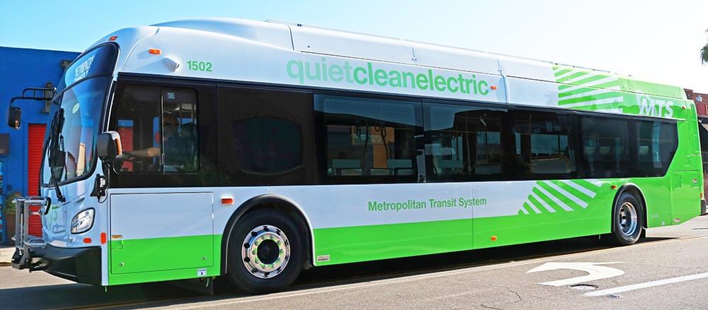MTS Electric Bus - Green