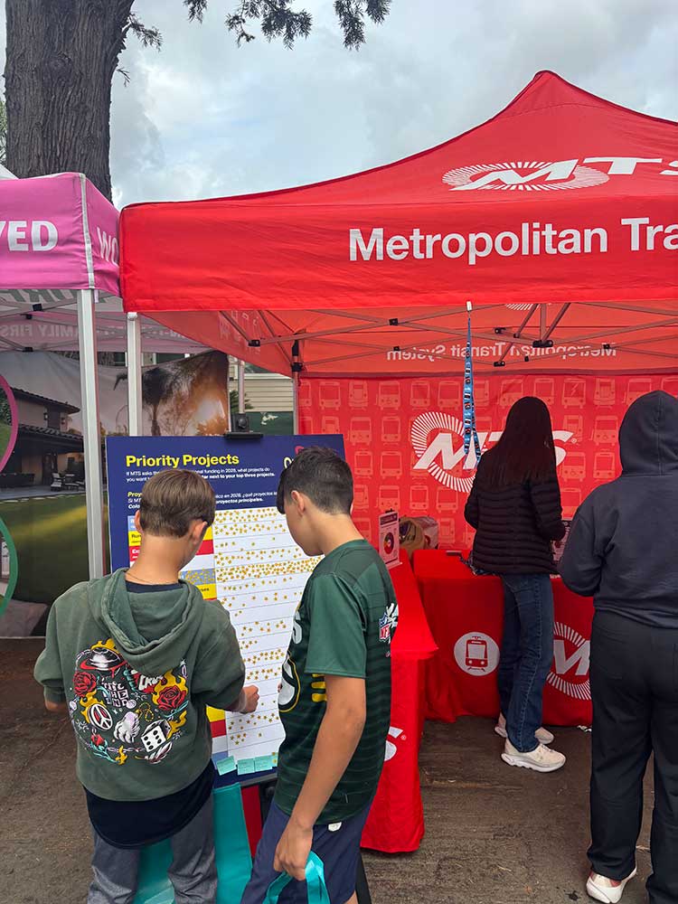 MTS Outreach Booth