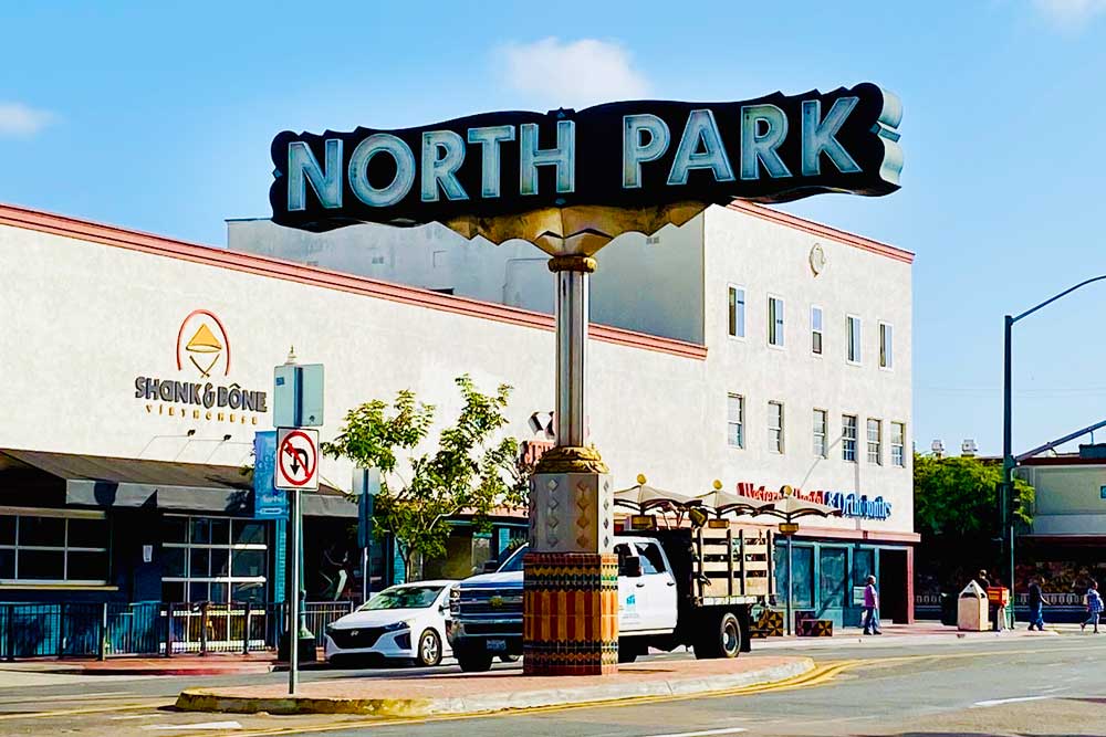 North Park Sign in San Diego