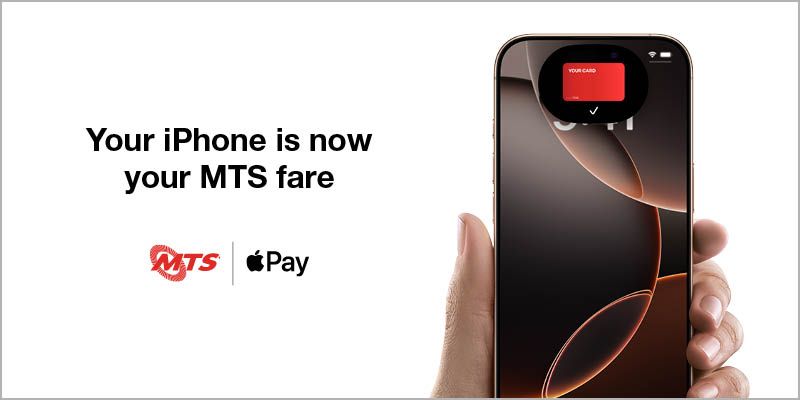 Your iPhone is now your MTS fare