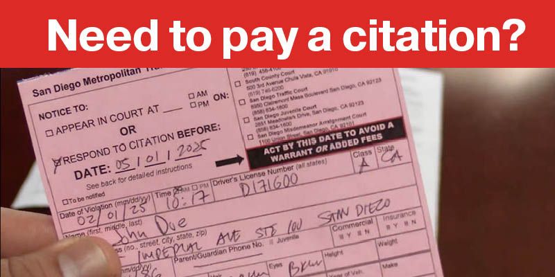 Need to pay a citation?