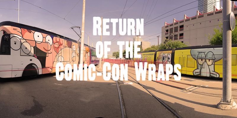 Comic Con Trolley Wraps