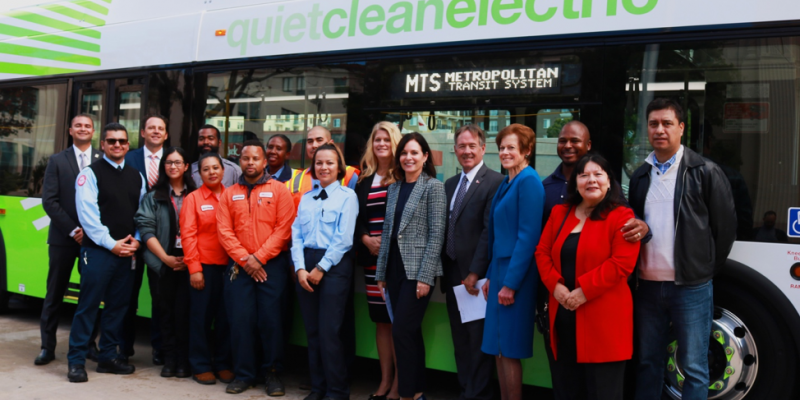 First Battery Electric Bus