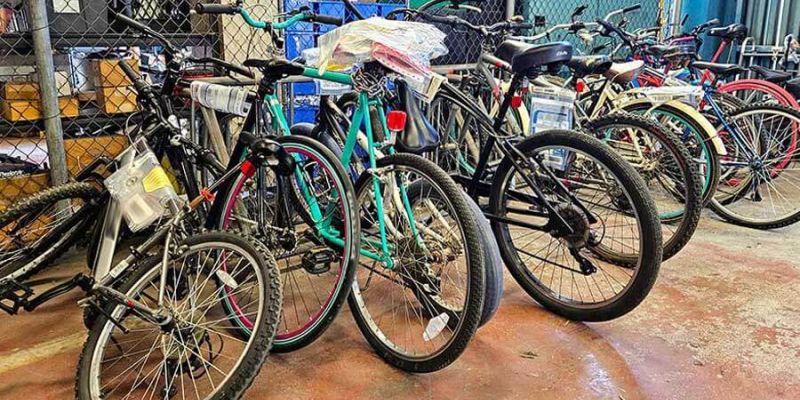 Bikes in MTS' Lost and Found