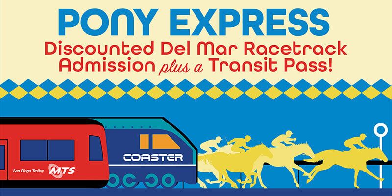 Pony Express to the Del Mar Races