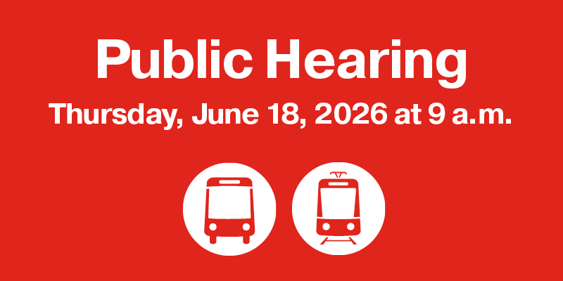 Public Hearing Notice - June 18, 2026 at 9 a.m.