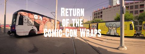 Comic Con Trolley Wraps