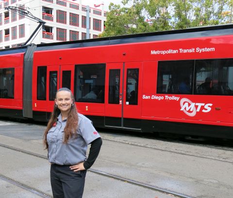 Trolley Operator Ameshia Dunham