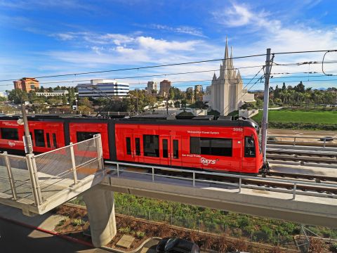 Trolley at Noble Drive 