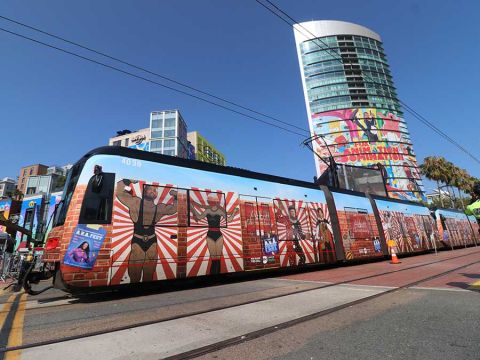 Trolley at SDCC