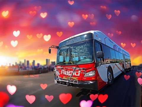 MTS Valentine's Bus