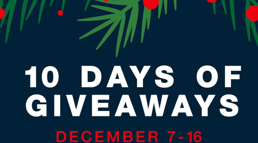 10 Days of Giveaways