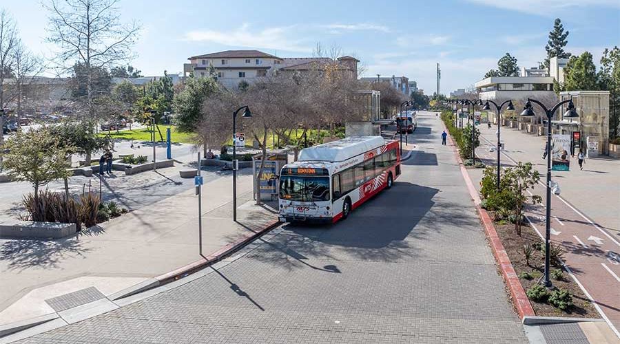 MTS Bus at SDSU Campus