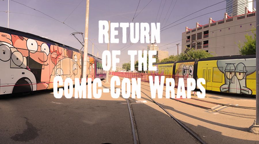 Comic Con Trolley Wraps