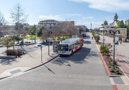 MTS Bus at SDSU Campus