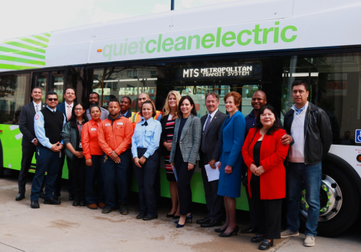 First Battery Electric Bus