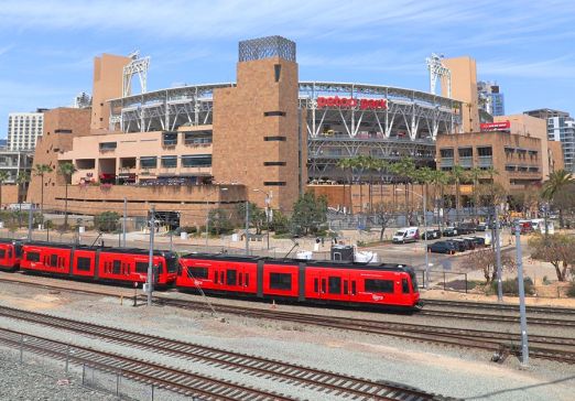 Trolley to Petco Park