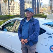Medhanie, veteran taxi cab driver of 27 years