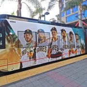 Padres Trolley Wrap