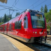 San Diego Trolley at Spring Street Station