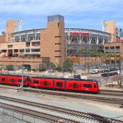 Trolley to Petco Park