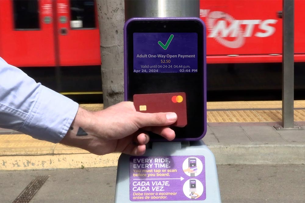 Contactless Payments accepted at validators