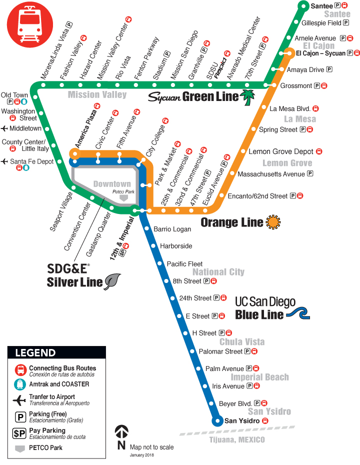 trolley | san diego metropolitan transit system