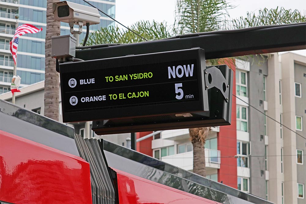 VMS Sign at the Trolley Station